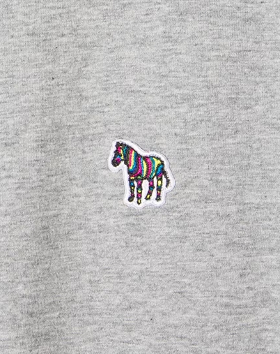 Paul Smith - Cotton Zebra Logo T-Shirt - Grey